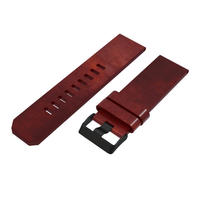 g.l2.2.mb Angle Brown StrapsCo QuickFit 26 Leather Watch Band Strap with Black Buckle for Garmin Fenix 5X 3 3 HR scaled