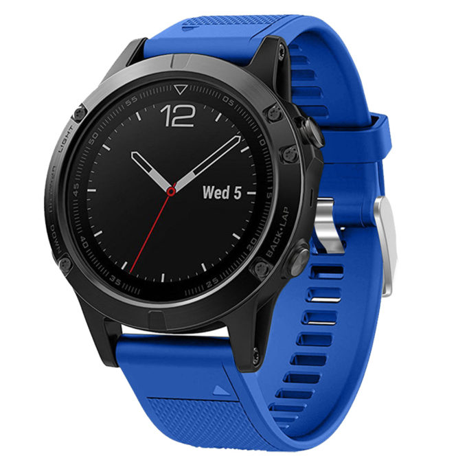 g.r18.5 Replacement Strap Band for Garmin Fenix 5 in Royal Blue 1