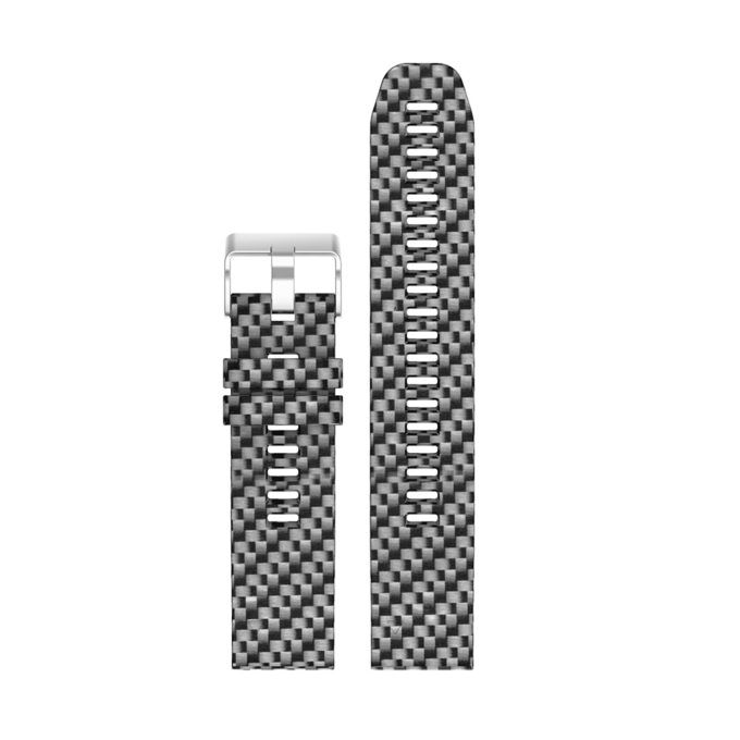 g.r30.d Up Silver Weave StrapsCo QuickFit 22 Silicone Rubber Watch Band Strap for Garmin Fenix 5 Forerunner 935 Instinct