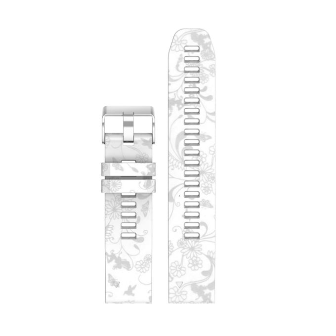g.r30.k Up White Silver Fairies StrapsCo QuickFit 22 Silicone Rubber Watch Band Strap for Garmin Fenix 5 Forerunner 935 Instinct