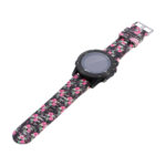 g.r31.g Alt Peonies Black StrapsCo QuickFit 22 Silicone Rubber Watch Band Strap for Garmin Fenix 5 Forerunner 935 Instinct