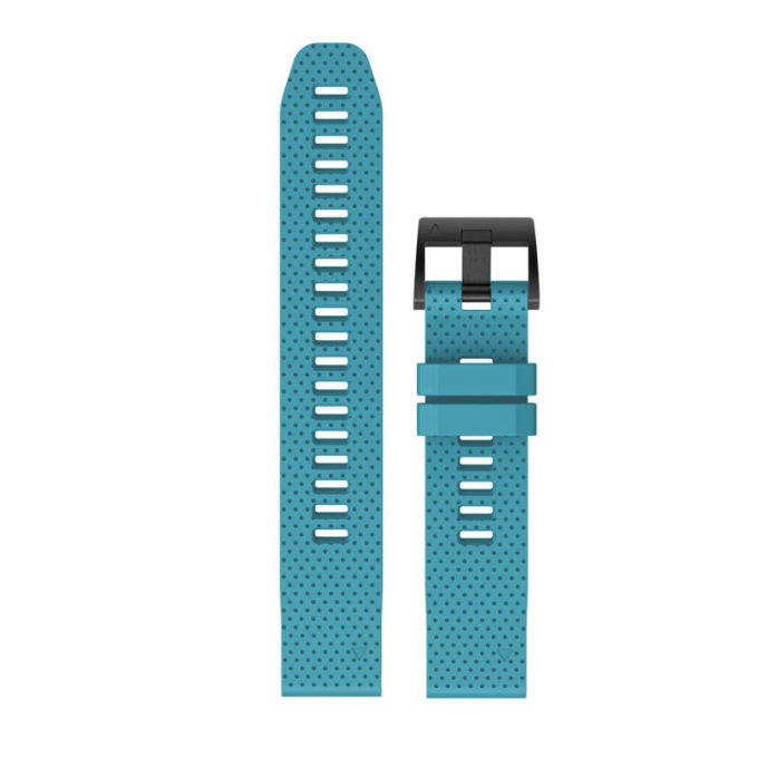 g.r71.5 Upright Blue StrapsCo Silicone Strap for Garmin Fenix 5S Rubber Watch Band e1636728277423 1