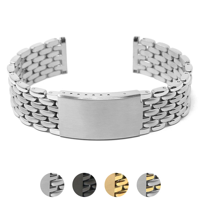 Strapsco Vintage Rice ブレスレット 19mm Vintage Beads of Rice Bracelet II | StrapsCo