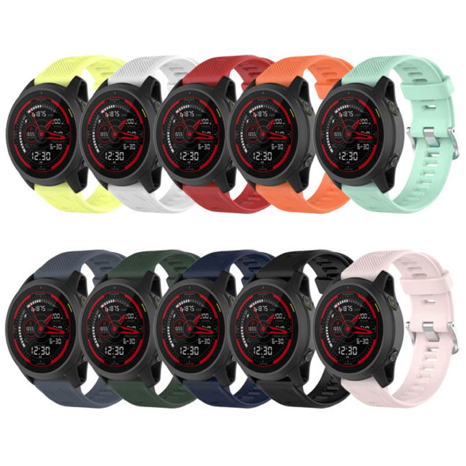 g.r62 All Color StrapsCo Silicone Strap for Garmin Forerunner745 Rubber Watch Band