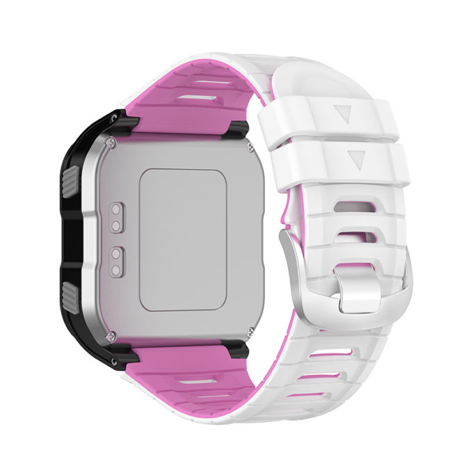 g.r64.22.13 Back White Pink StrapsCo Silicone Strap for Garmin Forerunner 920XT Rubber Watch Band