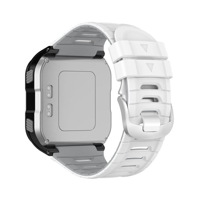 g.r64.22.7a Back White Light Grey StrapsCo Silicone Strap for Garmin Forerunner 920XT Rubber Watch Band