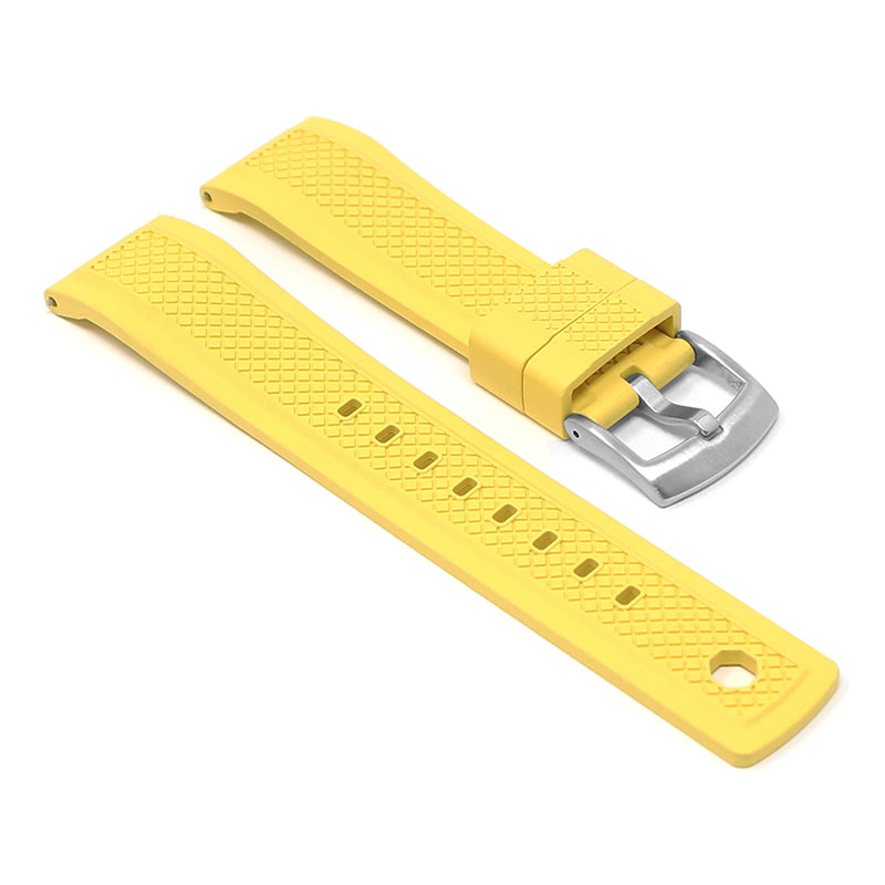 DASSARI Rugged FKM Rubber Silicone Sport Watch Strap Band 20mm 22mm