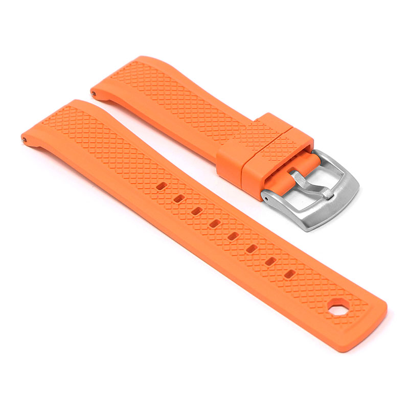 DASSARI Rugged FKM Rubber Silicone Sport Watch Strap Band 20mm 22mm