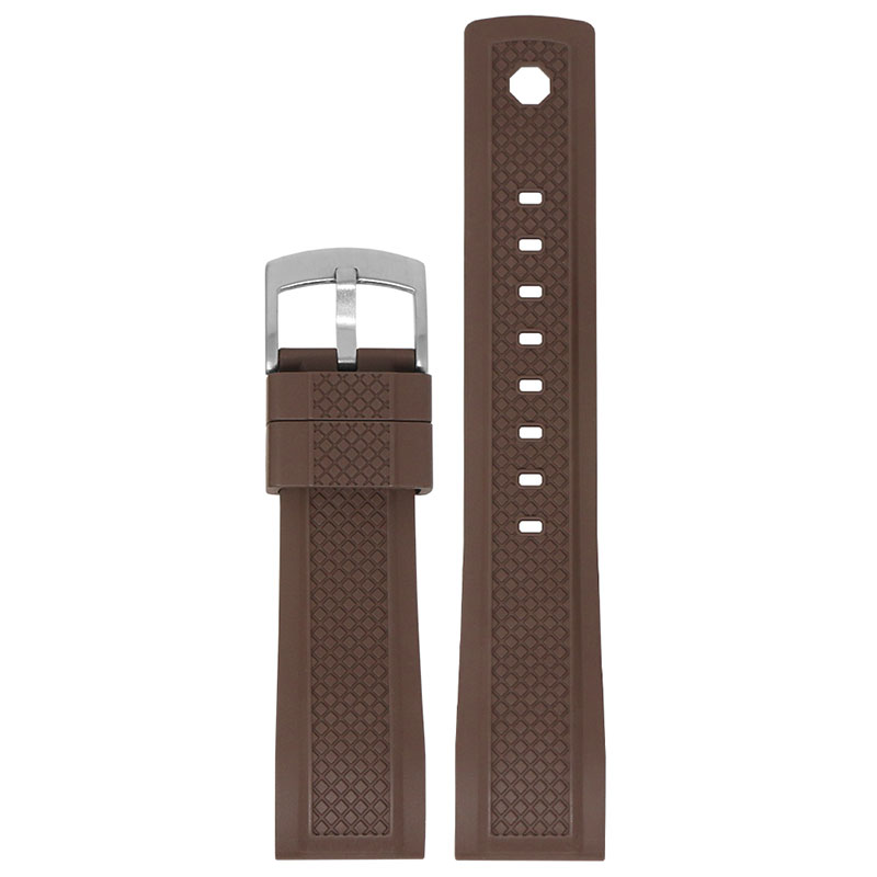 DASSARI Rugged FKM Rubber Silicone Sport Watch Strap Band 20mm 22mm