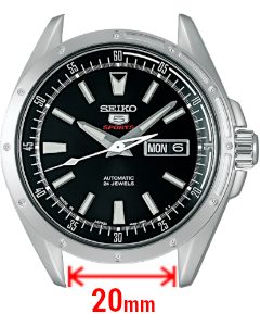 Seiko 5 Sports SARZ005 Strap Size & Lug Width Seiko 5 Sports SARZ005 Strap Size & Lug Width