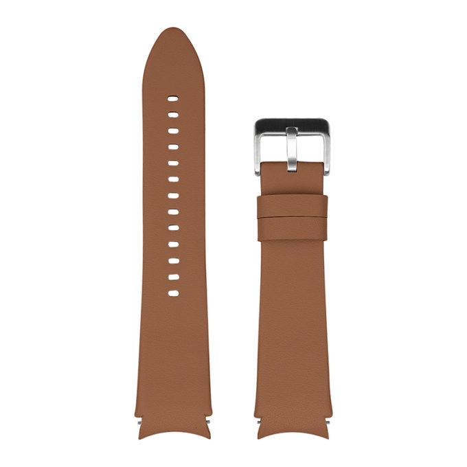 s.l2.2 Up Smooth Leather Strap for Samsung Galaxy Watch 4 Brown StrapsCo Genuine Leather Watch Band