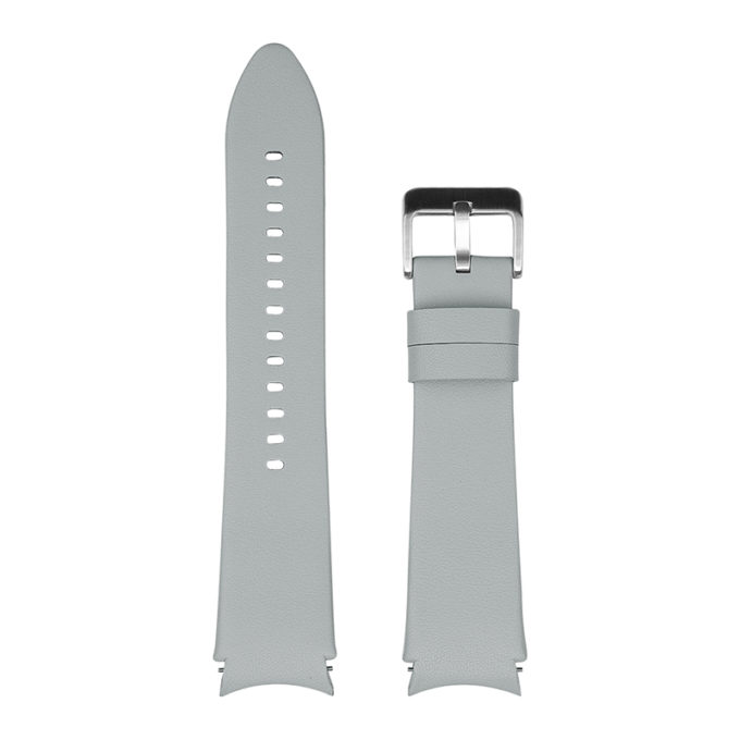 s.l2.7 Up Smooth Leather Strap for Samsung Galaxy Watch 4 Grey StrapsCo Genuine Leather Watch Band