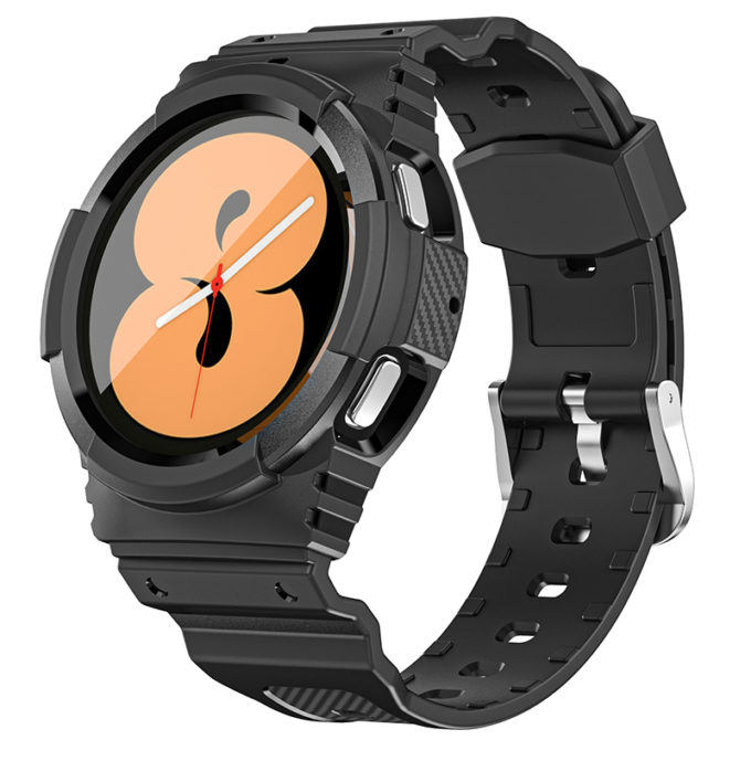 s.r28.1 Main Black StrapsCo Protective Guard Strap for Samsung Galaxy Watch 4