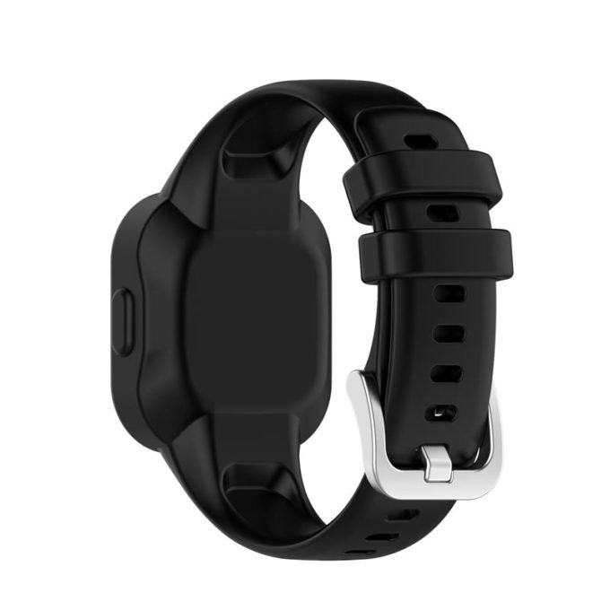 g.r67.1 Back Black StrapsCo Rubber Strap for Garmin Vivofit Jr. 3 Silicone Smartwatch Band