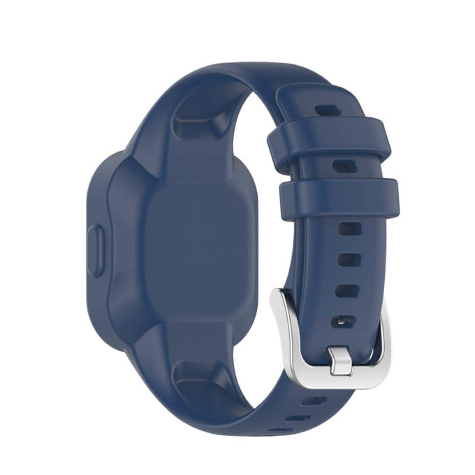g.r67.5b Back Midnight Blue StrapsCo Rubber Strap for Garmin Vivofit Jr. 3 Silicone Smartwatch Band