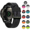 g.r76 ALL COLOR Black Grey StrapsCo Perorated Rubber Sport Strap for Fenix 6X 6