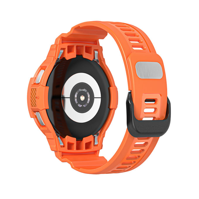 s.r31.12 Back Orange StrapsCo Protective Guard Strap for Samsung Galaxy Watch4 Classic