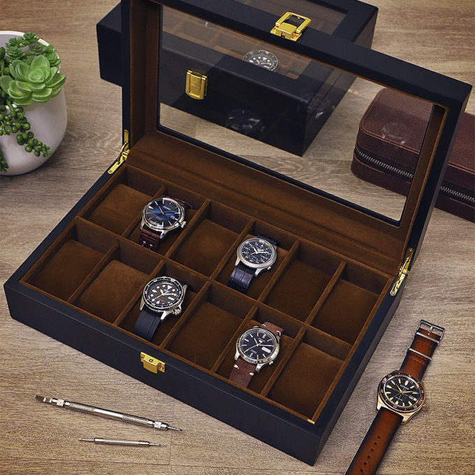 StrapsCo Heritage Collection Watch Box CREATIVE Watch Storage