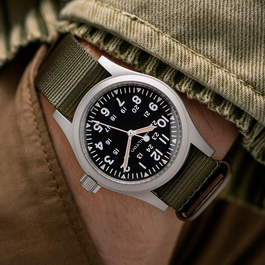 best_watches_for_small_wrists_hamilton_khaki_mechanical_38mm