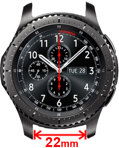 Samsung gear s3 sales lug width