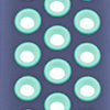 Dark Blue & Turquoise
