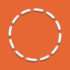 Orange & White