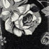Black W/ Grey Flowers