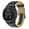g.ny2.3 Main Tan StrapsCo QuickFit 22 Canvas Watch Band Strap for Garmin Fenix 5