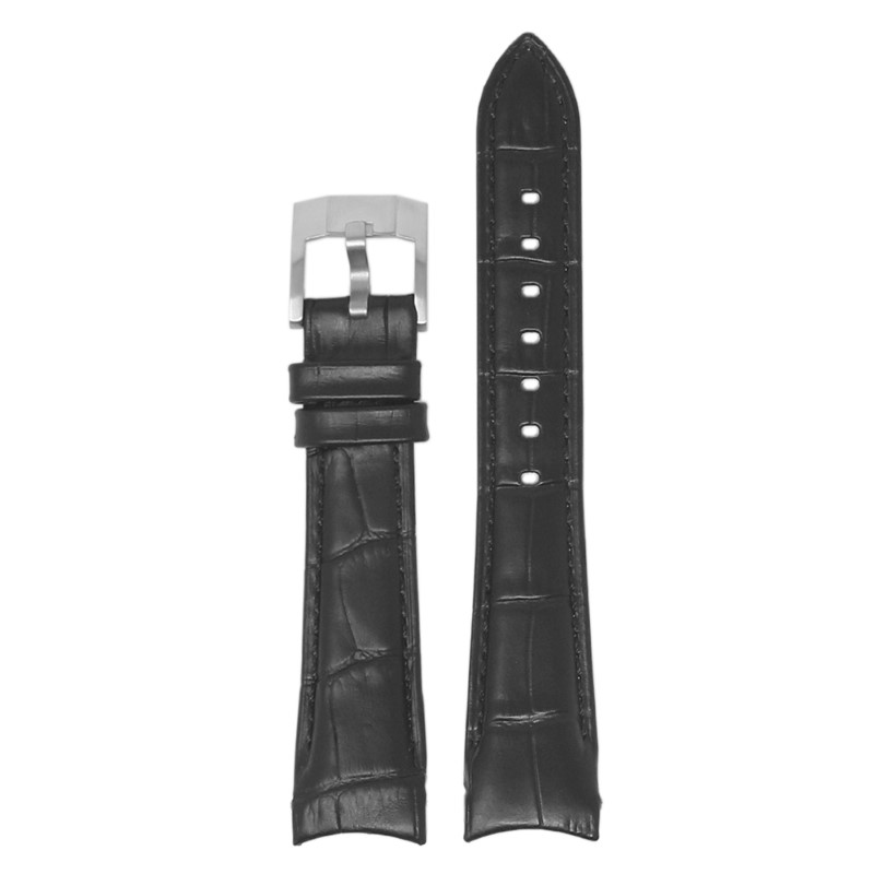 DASSARI Fitted Leather Croc Band For Rolex | StrapsCo