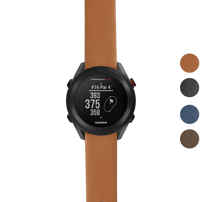 Thick Leather StrapFor Garmin Approach S12 | StrapsCo