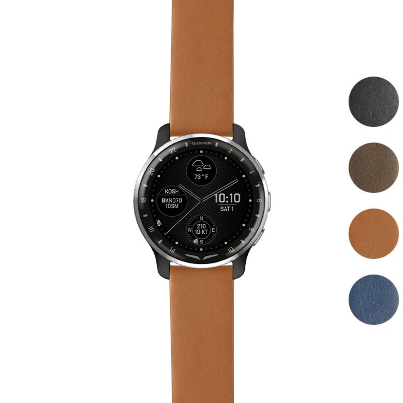 Garmin chronos leather strap best sale