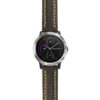 g.viv3.st23 Main Black & White StrapsCo Heavy Duty Mens Leather Watch Band Strap 20mm