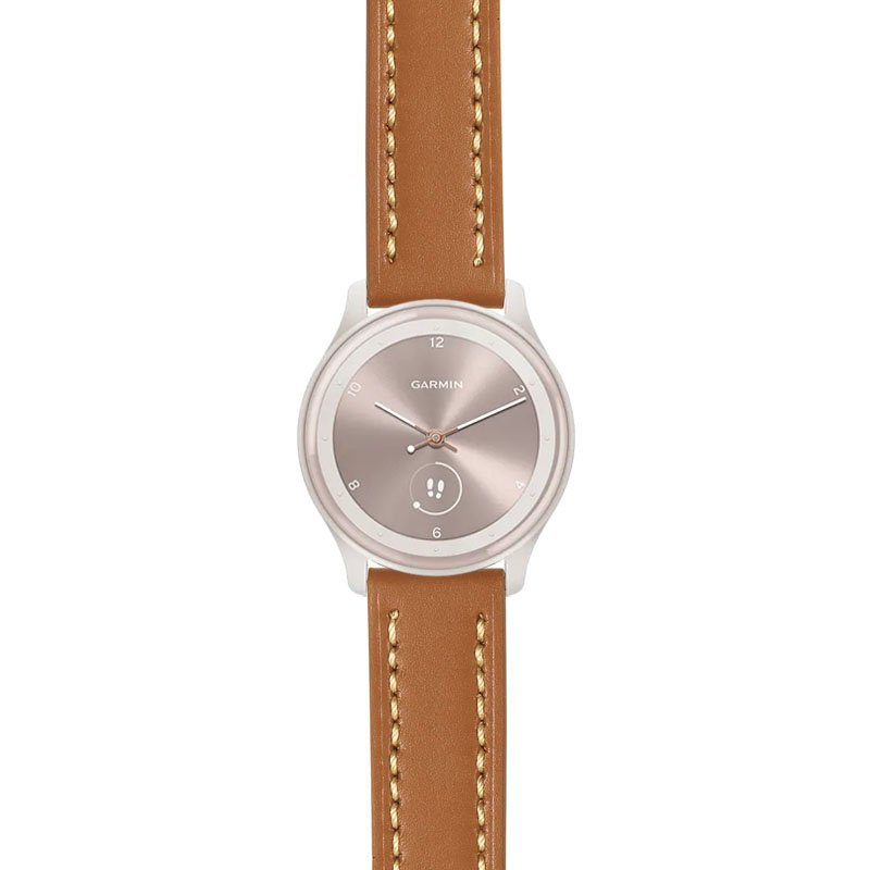 Vívomove® HRnLight Gold Stainless purchases Steel Case with Light Brown Leather Band