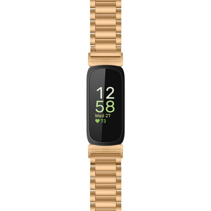 s.m8 Rose Gold StrapsCo Everyday Bracelet Watch Band Strap For Fitbit Inspire 3
