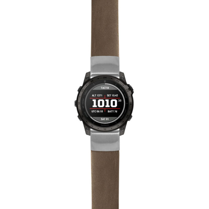 g.t7.st24 Main Brown StrapsCo Heavy Duty Leather Watch Band Strap 22mm