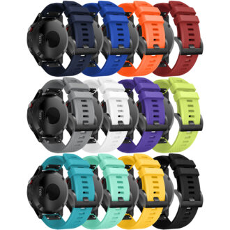 g.r72 All Color StrapsCo Silicone Strap for Garmin Fenix 5 5 Plus 6 Forerunner 935 Quatix 5