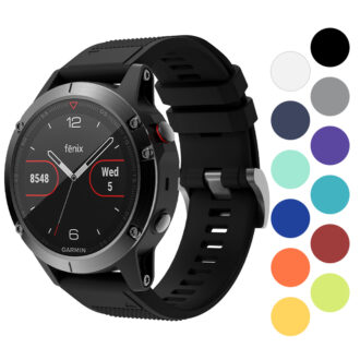 g.r72 Gallery StrapsCo Silicone Strap for Garmin Fenix 5 5 Plus 6 Forerunner 935 Quatix 5