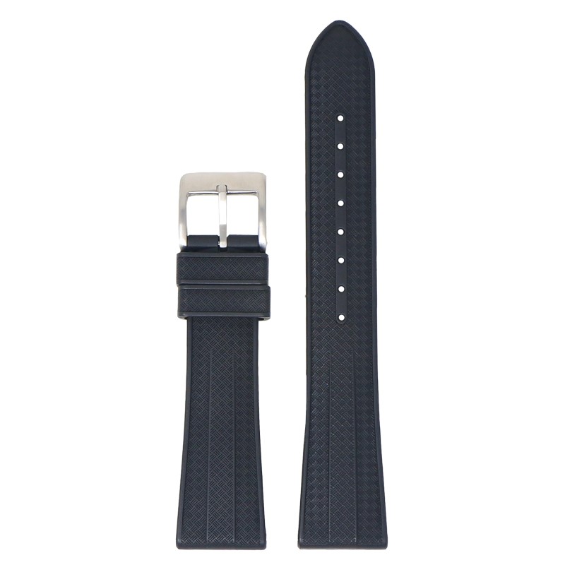 Tapered Gridline FKM Rubber Strap by DASSARI | StrapsCo