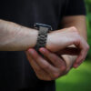 g.m11 Creative Oyster Style Bracelet For Garmin Fenix 6 Matte Black