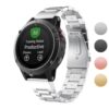 g.m11 Gallery Stainless SteelLink Bracelet Band for Garmin QuickFit 22 Devices