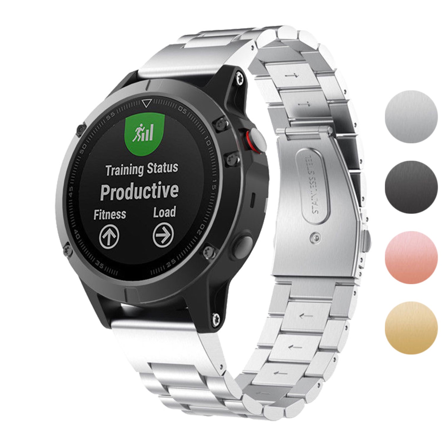 Link Bracelet For Garmin Forerunner 935 StrapsCo