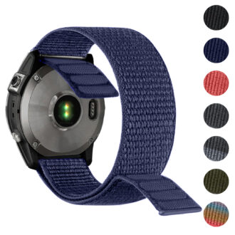 g.ny6a Gallery StrapsCo Hook and Loop Horizon Watch Band Strap For Garmin Devices