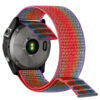 g.ny6a.abc Rainbow StrapsCo Hook and Loop Horizon Watch Band Strap For Garmin Devices