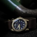 Leather One-Piece Strap with Bronze Rings