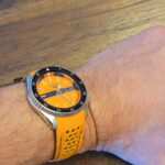 Rubber Perforated Rally Strap with Curved Ends